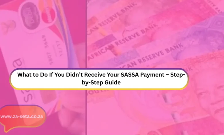 Your SASSA payment